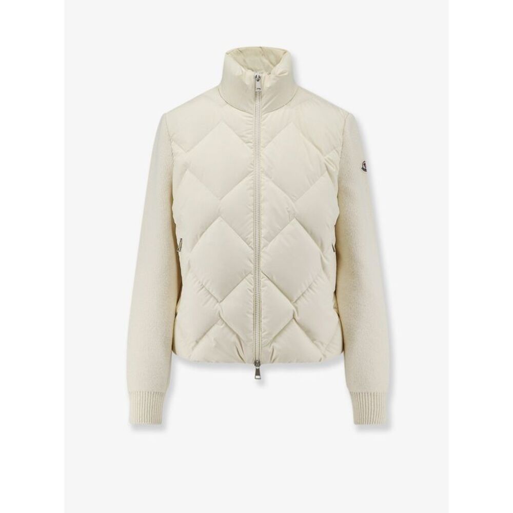 Moncler Women Wool And Cashmere Blend Padded Jacket